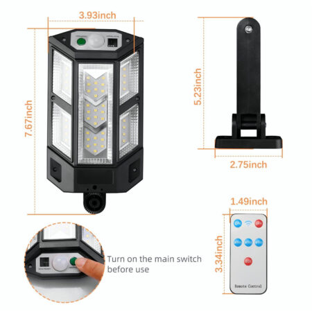 Solar Flood Light With Remote Control - Image 15
