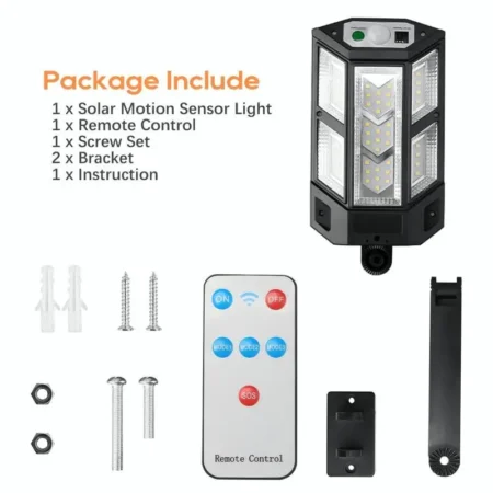 Solar Flood Light With Remote Control - Image 7