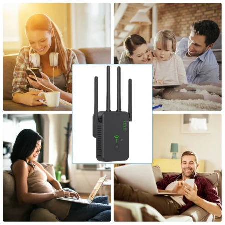 WiFi Repeater with Dual-Band - 1200Mbps Wireless Signal Booster - Image 19