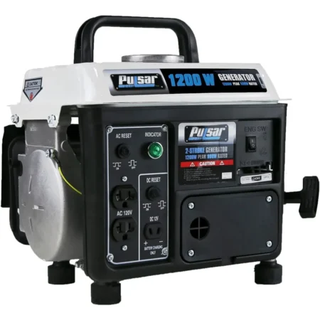 Generator with Carrying Handle - 1200W Portable Gas