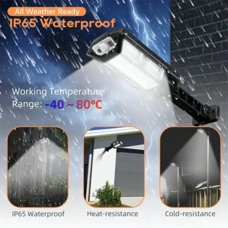 Solar Flood Light With Remote Control - Image 2