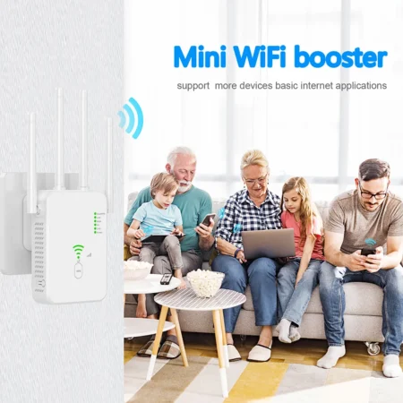 WiFi Repeater with Dual-Band - 1200Mbps Wireless Signal Booster - Image 5