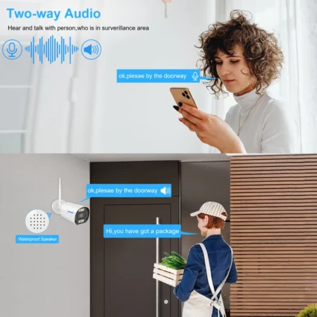 Camera WiFi IP Security System with 1 NVR: Advanced Surveillance Made Easy - Up to 8 CAMs - Image 4