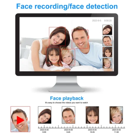 Camera WiFi IP Security System with 1 NVR: Advanced Surveillance Made Easy - Up to 8 CAMs - Image 2